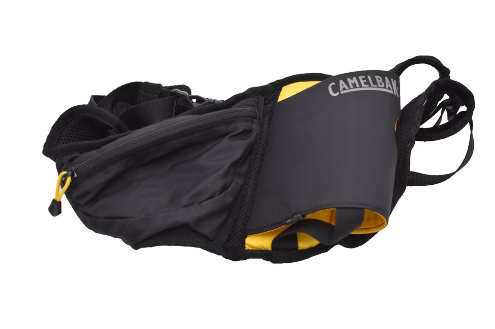 CAMELBAK Delaney Belt Hydration Waist Pack Water Bottle Holder - Black & Yellow